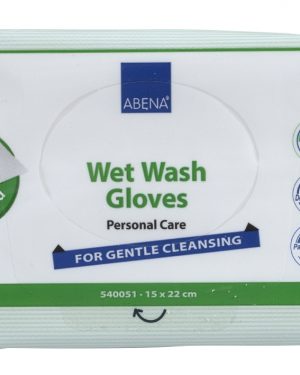 Feuchte Waschhandschuhe