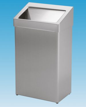 Abfallbehälter aus Edelstahl