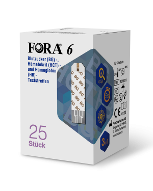 Fora 6 Teststreifen 3in1 (BG, HCT, HB)